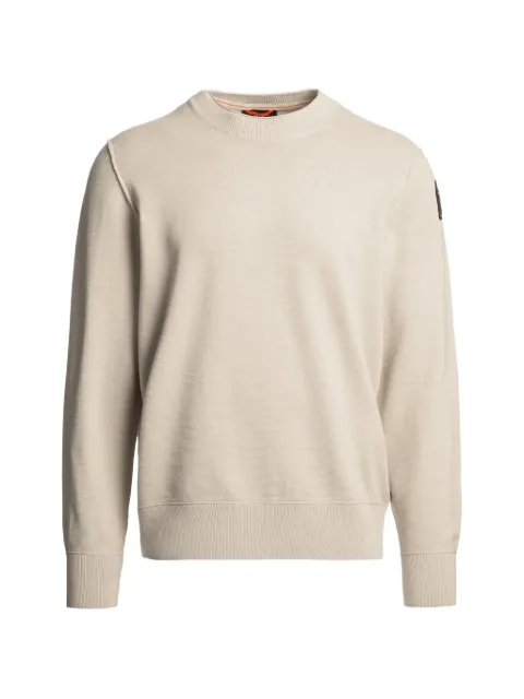 Parajumpers logo-patch sweater Neutrals 26SMPMKNKC04P07