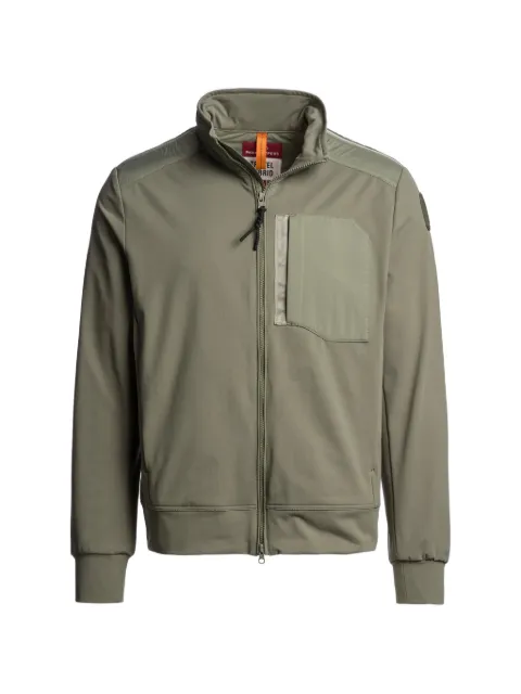 Parajumpers Douglas quilted-panel zip-up sweatshirt Green 26SMPMHYTV02P40