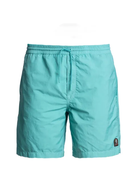 Parajumpers logo-patch swim shorts Blue 26SMPMPAKW01P09