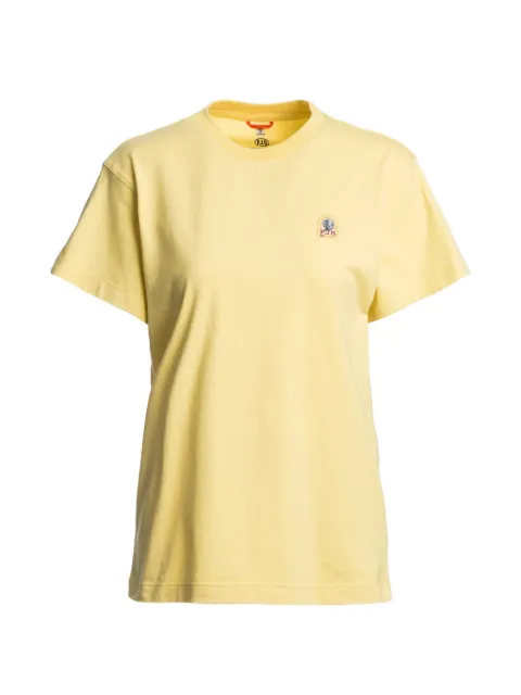 Parajumpers logo-patch T-shirt Yellow 26SMPWTSER33P57