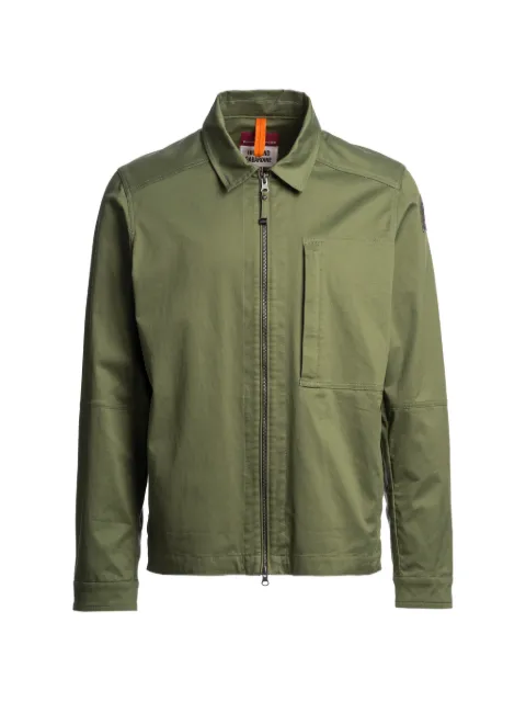 Parajumpers zip-up chest-pocket jacket Green 26SPMOSHI02