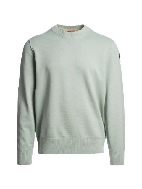 Parajumpers patch crew-neck sweatshirt Green 26SMPMKNKC04P07