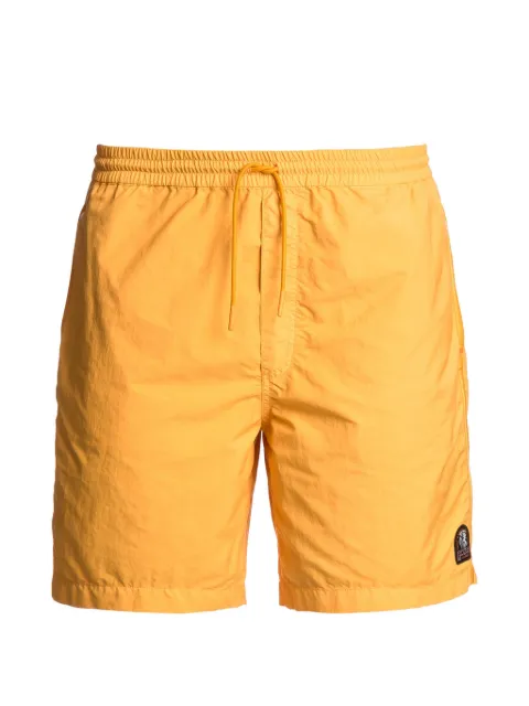 Parajumpers logo-patch swim shorts Yellow 26SMPMPAKW01P09