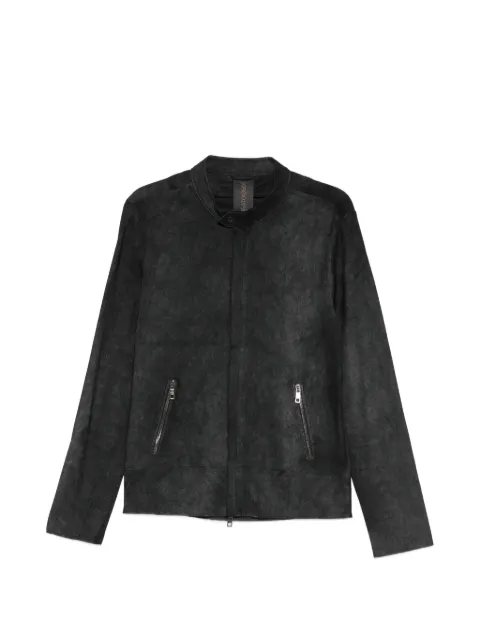 Giorgio Brato zipped leather jacket Black GU26S9486BISSNOWNERO