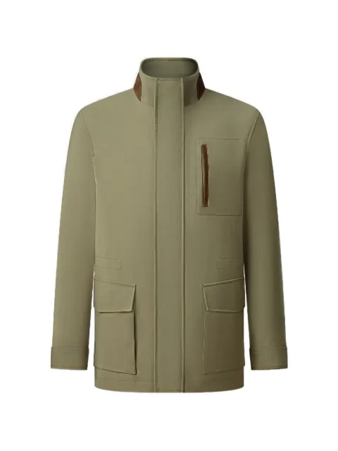 Shanghai Tang zip-up tang jacket Green Z2MRO108CC
