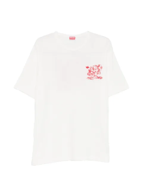 Kenzo print T-shirt White FG55TS2164SK