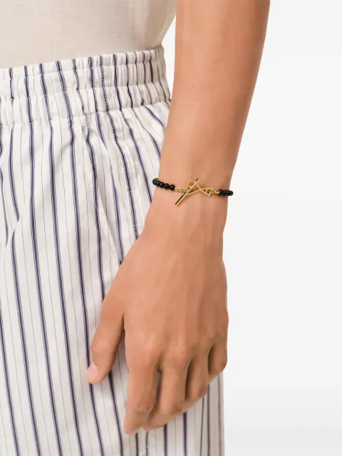 AMI Paris Ami de Coeur beaded bracelet Gold H26UJW457HW0017