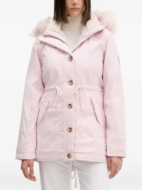Hollister faux-fur hooded coat Pink KI3445073601