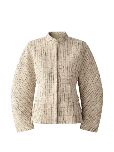 Shanghai Tang knot tweed tang jacket Neutrals Z2WRJ103GP