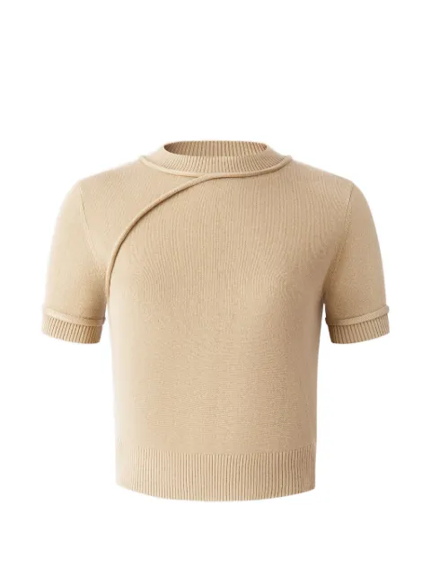 Shanghai Tang qipao top Neutrals Z3WRK121DW