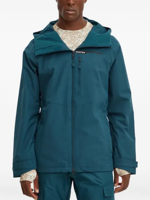 Burton hooded zip-up skiwear jacket Blue 233591