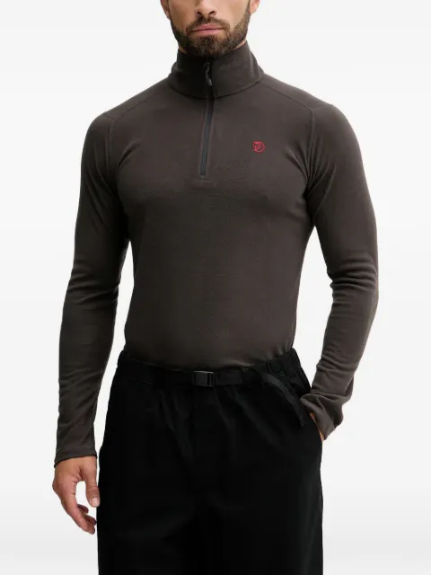 Fjällräven zip-up high-neck sweatshirt Grey F81446