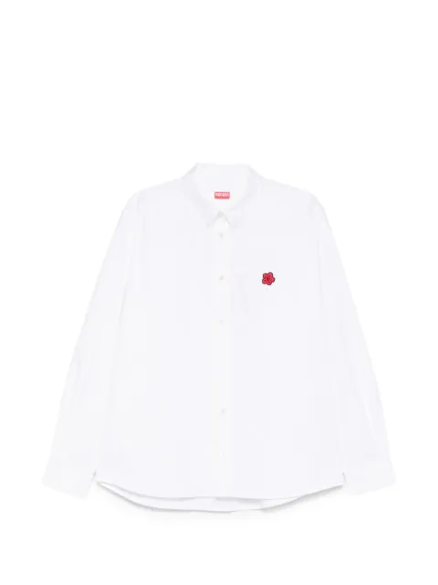 Kenzo flower-motif shirt White FG55CH4109LO