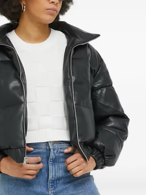 Abercrombie & Fitch zip padded jacket Black KI1442083900