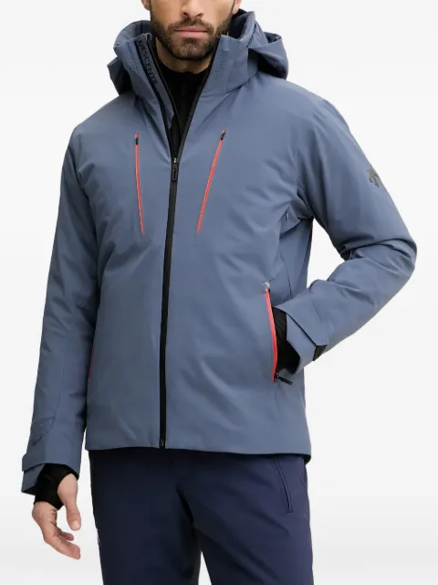 DESCENTE hooded zip-fastening ski jacket Grey DW5FJK04MU