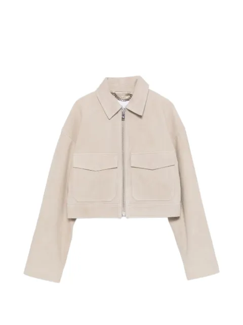 ANINE BING Christian pocket zip jacket Neutrals A0111782