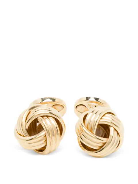 Giorgio Armani knot-detail cufflinks Gold GM003346AF25129