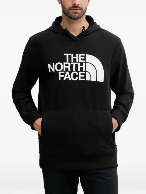 The North Face hooded logo-print hoodie Black NF0A88XH