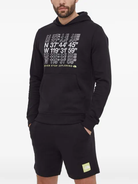 The North Face printed hooded sweatshirt Black NF0A8EFZ
