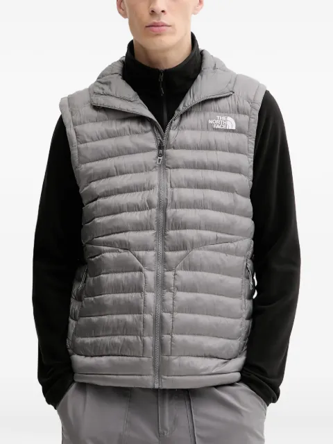 The North Face Huila logo quilted jacket Grey NF0A84HZ