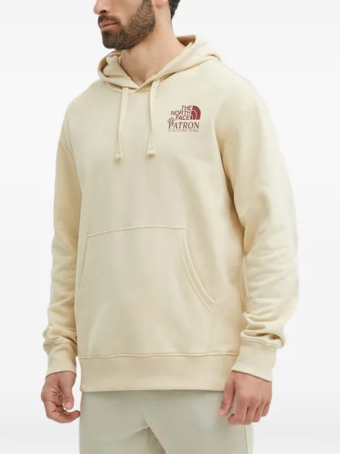 The North Face logo-detail drawstring hoodie Neutrals NF0A8C3V