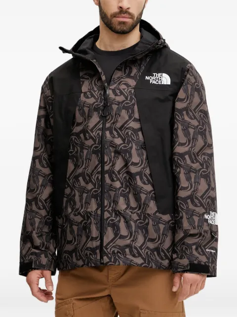 The North Face hooded printed jacket Brown NF0A88XF