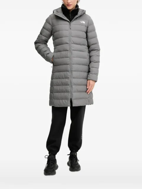 The North Face hooded quilted coat Grey NF0A8E14