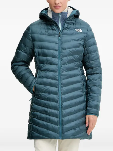 The North Face Huila hooded quilted parka coat Blue NF0A832K