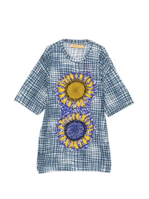 PENULTIMATE plaid T-shirt Blue JT03SS26
