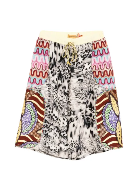 PENULTIMATE leopard-print shorts Neutrals JP01SS26