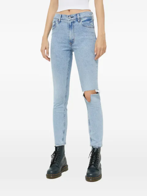 Abercrombie & Fitch ripped skinny jeans Blue KI1552822279
