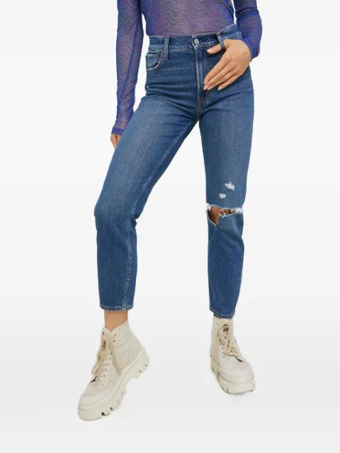 Abercrombie & Fitch ripped skinny jeans Blue KI1552812277