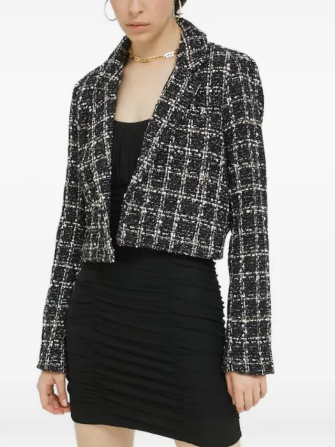 Abercrombie & Fitch short tweed jacket Black KI1442231908