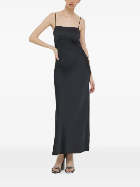 Abercrombie & Fitch open-back maxi dress Black KI1592797900