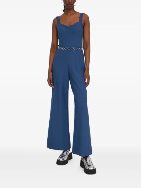 Abercrombie & Fitch sweetheart-neck jumpsuit Blue KI1593447201