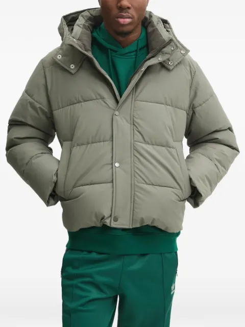 Abercrombie & Fitch hooded puffer jacket Grey KI1324142128