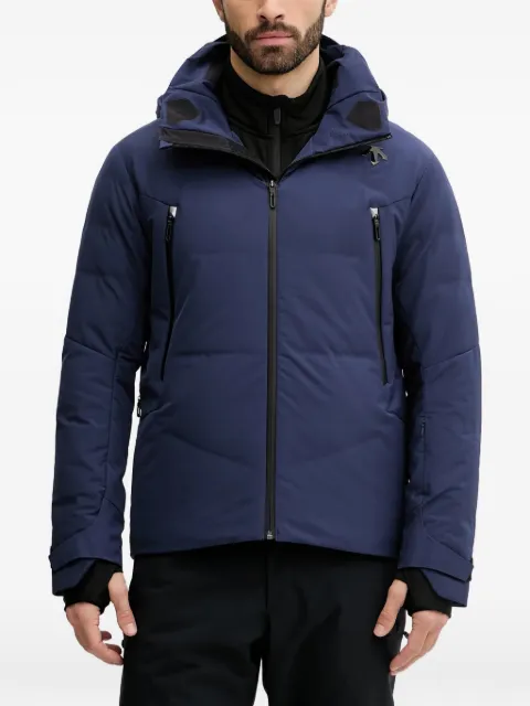 DESCENTE hooded zip-fastening ski jacket Blue DW5FDJ06MU
