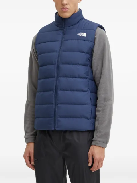 The North Face padded zipped gilet Blue NF0A852A