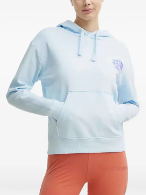 The North Face hooded graphic print sweater Blue NF0A88ZC
