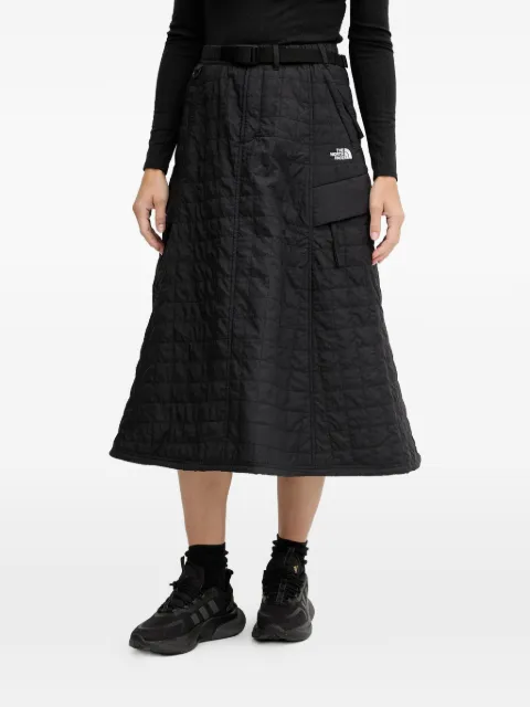 The North Face quilted belted midi skirt Black NF0A8BVX