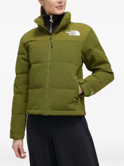 The North Face zip puffer jacket Green NF0A5GGE