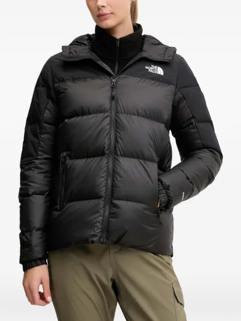 The North Face hooded logo jacket Black NF0A8DEE