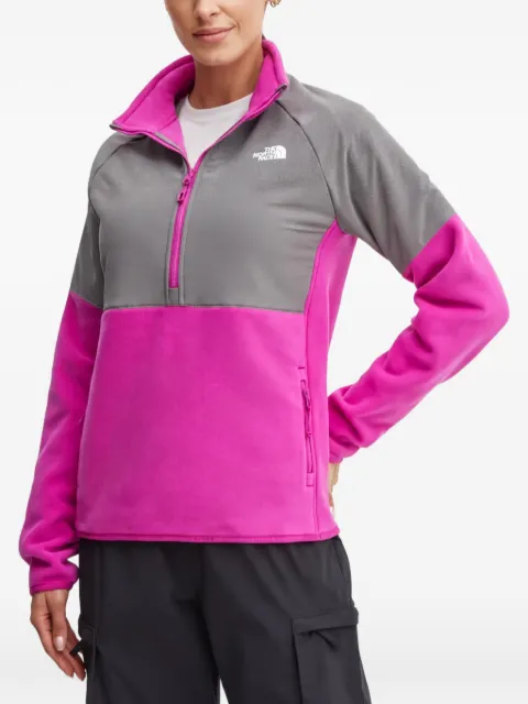 The North Face colourblock zip sweatshirt Pink NF0A87DY
