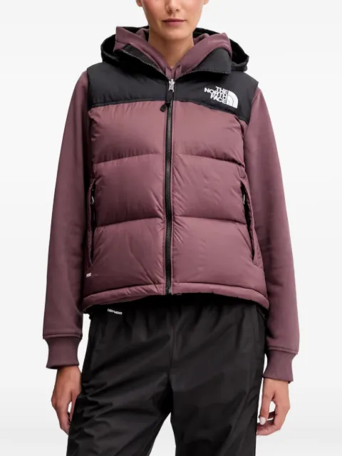 The North Face two-tone hooded gilet Purple NF0A8DW8