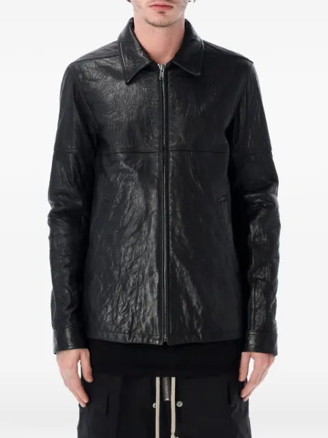 Rick Owens Brad zip-up jacket Black RU01F2764LBE