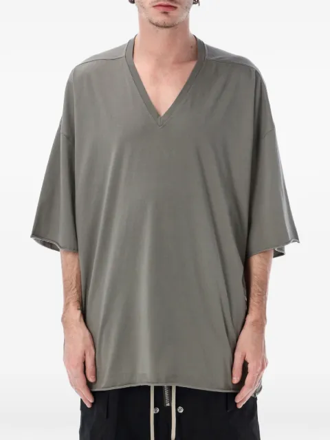 Rick Owens Tommy V-neck T-shirt Grey RU01F2279JA