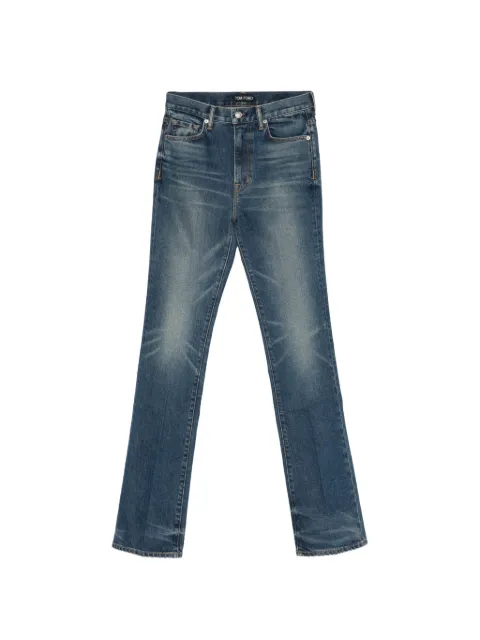 TOM FORD washed indigo trousers Blue PAD115DEX229