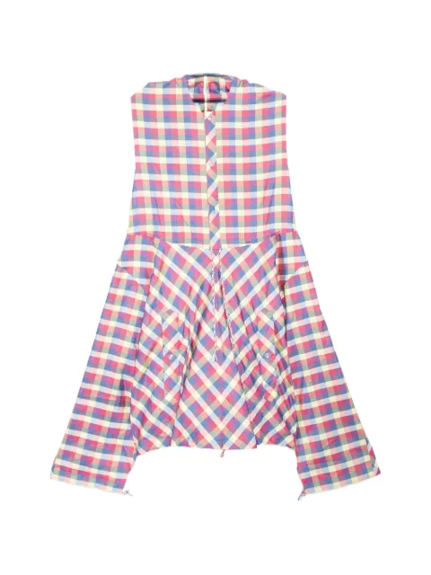 PENULTIMATE plaid midi dress Red WTD01SS26