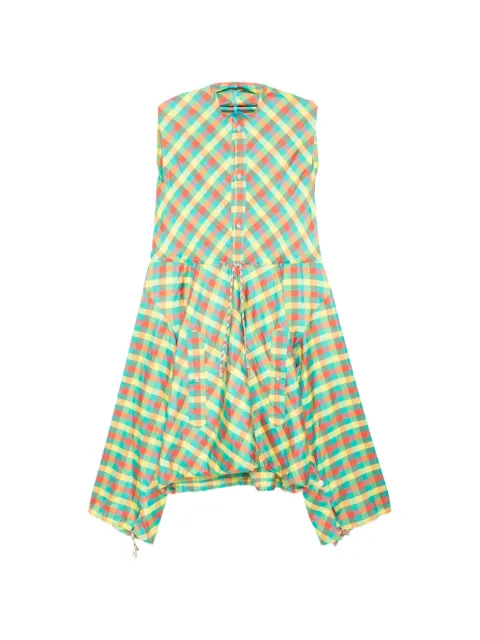 PENULTIMATE plaid midi dress Yellow WTD02SS26