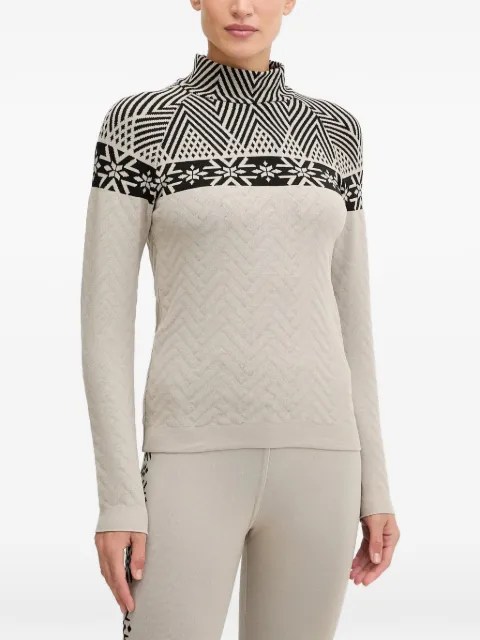 NEWLAND geometric-patterned sweater Neutrals N46724106